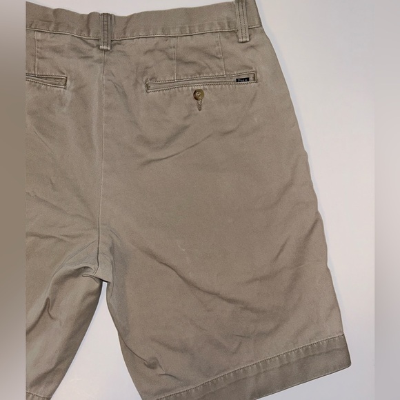 Polo Ralph Lauren Classic Fit khaki shorts‎ 9” inseam flat front VINTAGE sz 30 - Picture 9 of 9